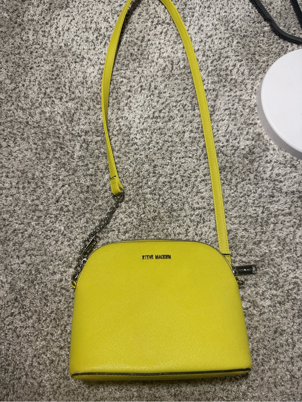Steve Madden Lemon Yellow Crossbody Bag